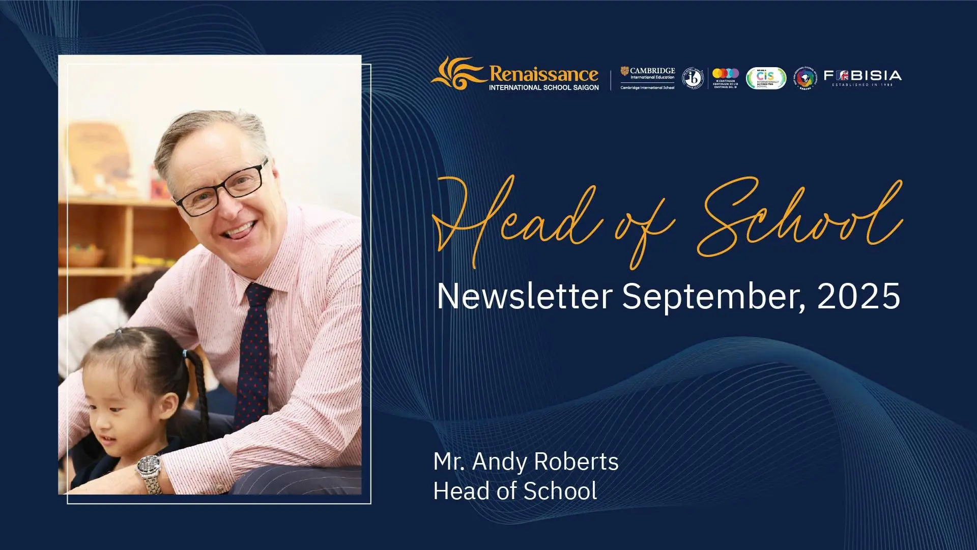 Newsletter from Head of School, September, 2025